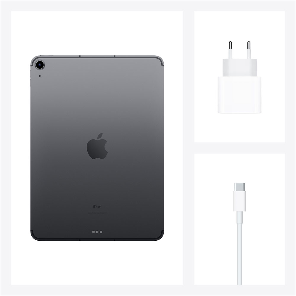 Фото — Apple iPad Air Wi-Fi + Cellular 256 ГБ, «серый космос»
