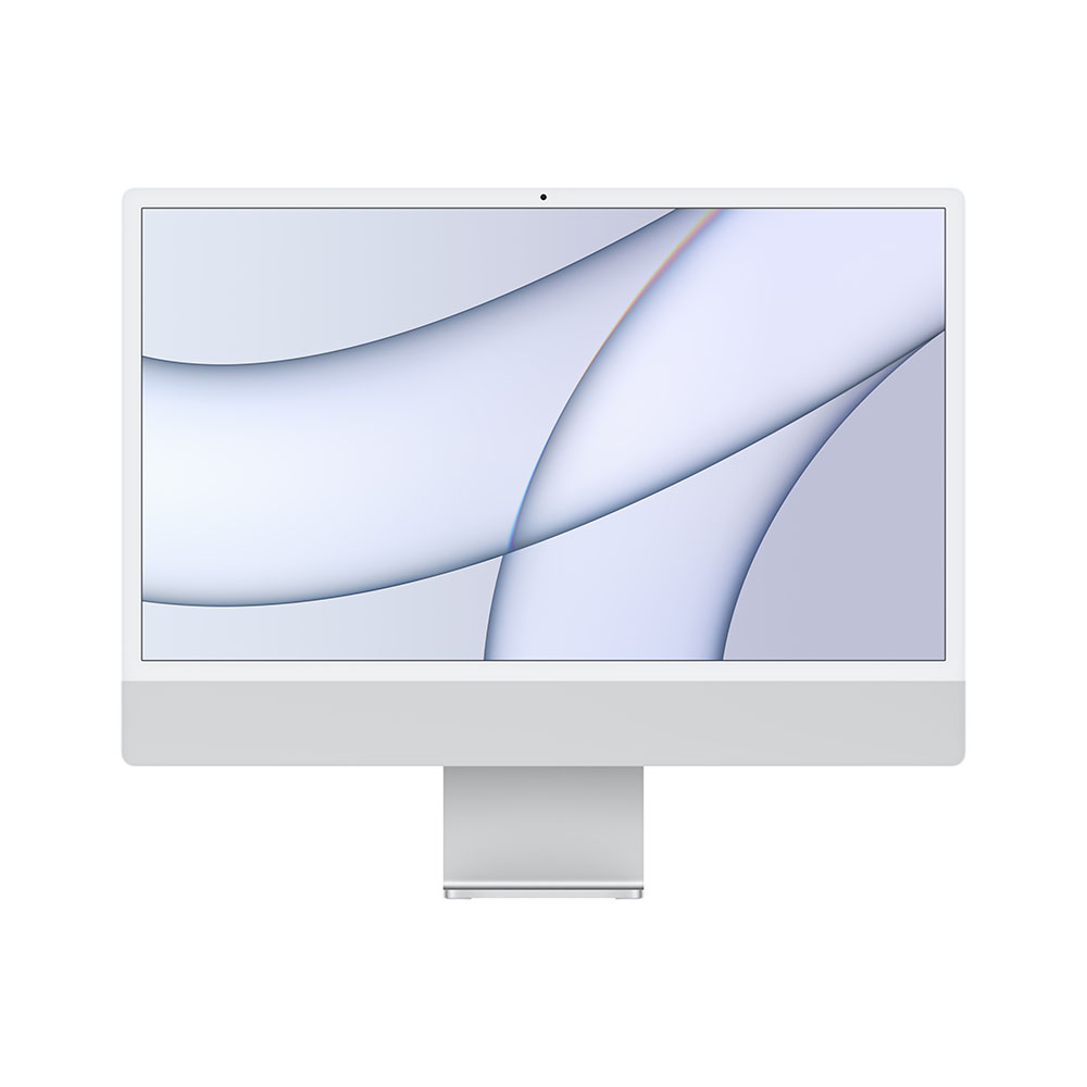 Фото — Apple iMac 24" Retina 4,5K, (M1 8C CPU, 8C GPU), 8 ГБ, 256 ГБ SSD, серебристый