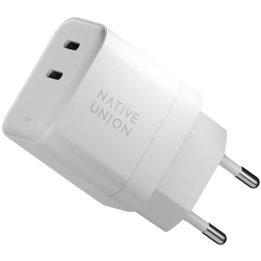 Фото — Зарядное устройство Native Union Fast GaN Charger USB-C, PD, 35Вт, белый