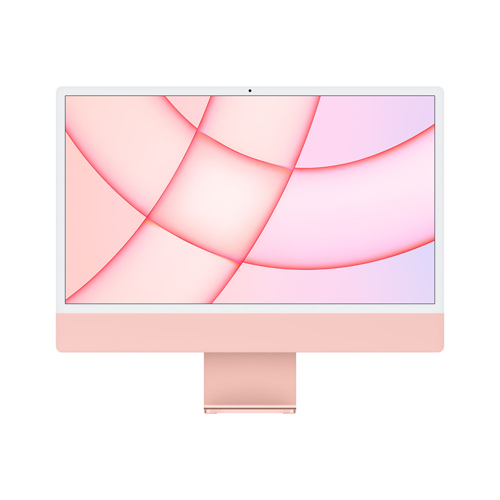 Фото — Apple iMac 24" Retina 4,5K, (M1 8C CPU, 7C GPU), 8 ГБ, 256 ГБ SSD, розовый