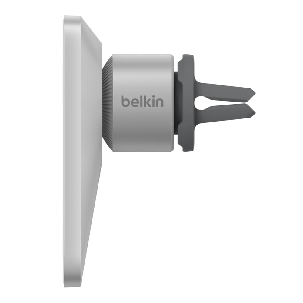 Фото — Автомобильный держатель Belkin MagSafe Car Vent Mount Pro, серый