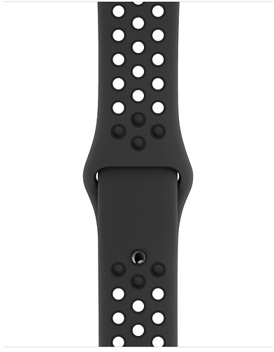 Фото — Apple Watch Nike Series 5, 40 мм, алюминий цвета «серый космос», ремешок Nike «антрацитовый/черный»