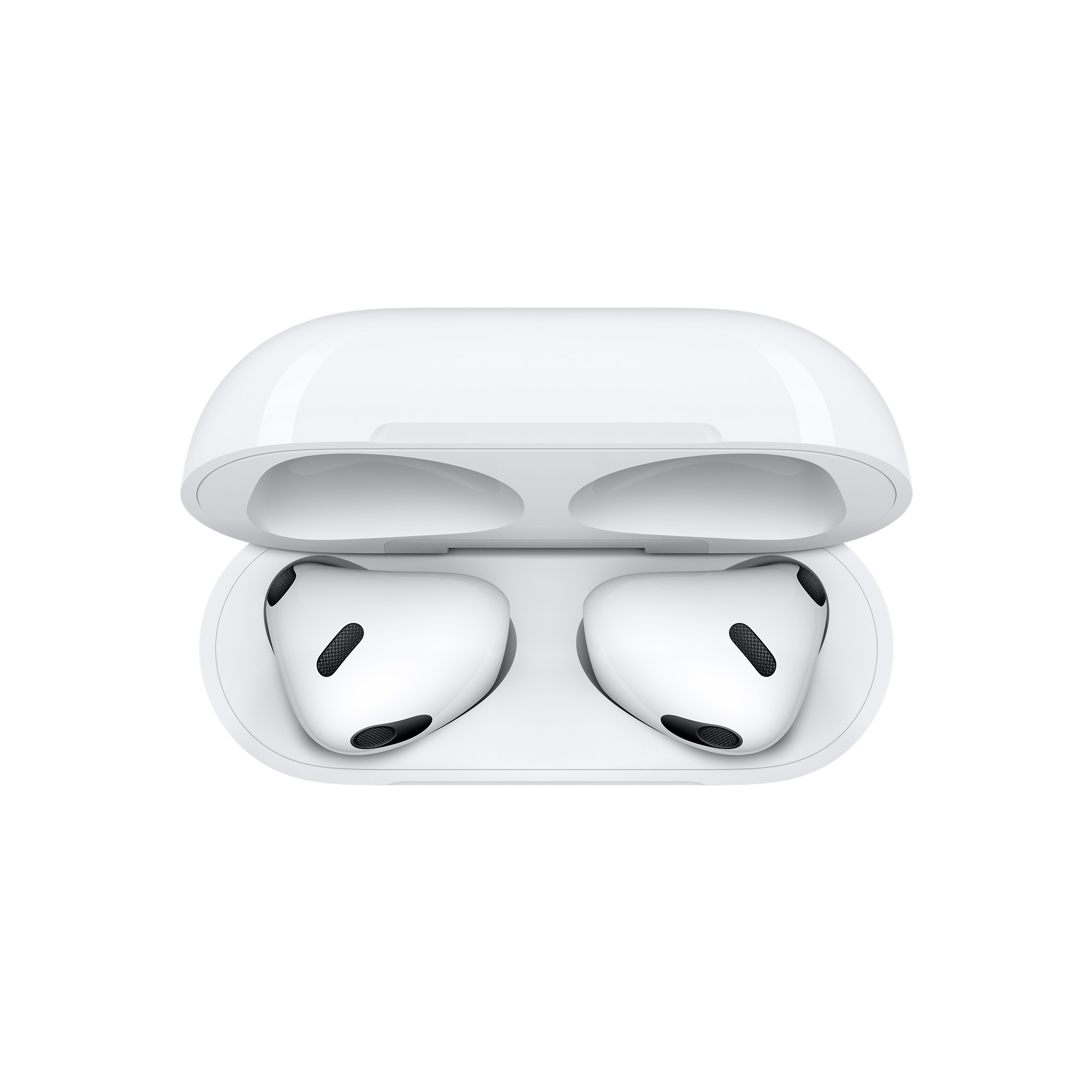 Фото — Наушники Apple AirPods (3‑го поколения) с беспроводным зарядным футляром
