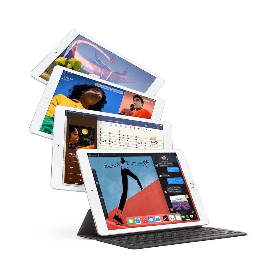 Фото — Apple iPad 10,2" Wi-Fi + Cellular 32 ГБ, «серый космос»