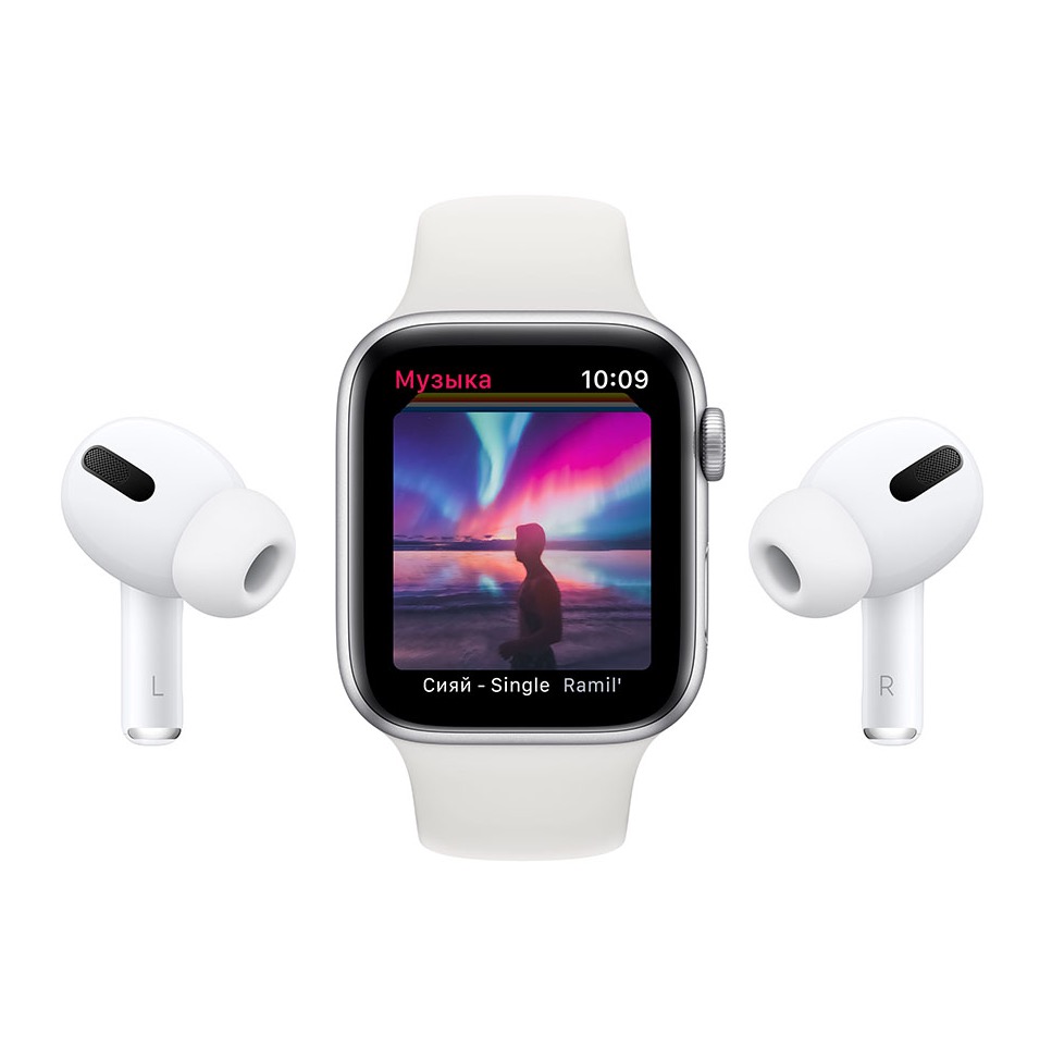 Фото — Apple Watch Nike Series 6, 40 мм, алюминий цвета «серый космос», ремешок Nike «антрацитовый/черный»