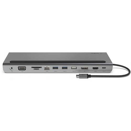 Док-станция Belkin Connect USB-C Multiport Dock 11 в 1, серый
