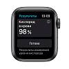 Фото — Apple Watch Series 6, 40 мм, алюминий цвета «серый космос», спортивный ремешок черного цвета
