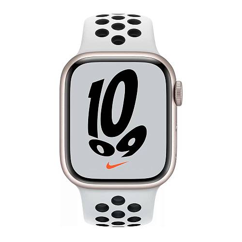 Apple Watch Nike Series 7, 41 мм, корпус «сияющая звезда», спортивный ремешок Nike