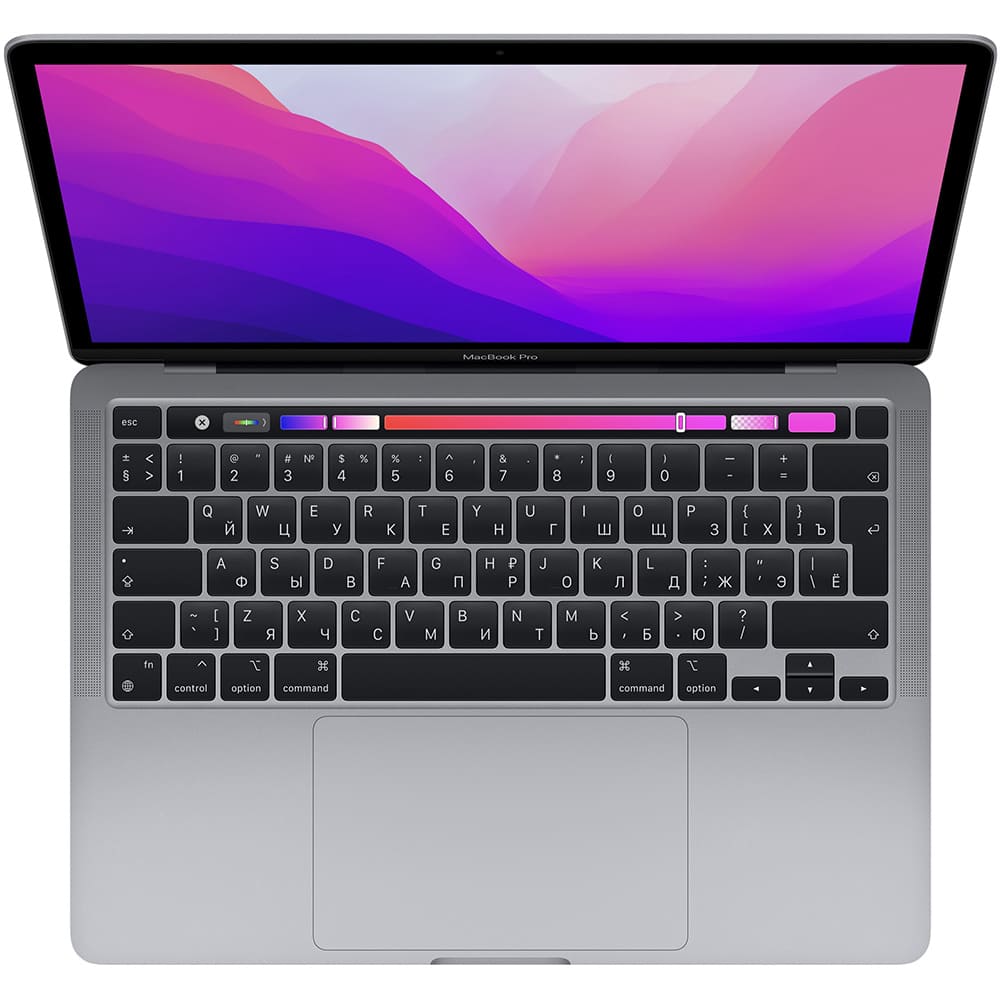 Apple MacBook Pro 13&quot; (M2, 8C CPU/10C GPU, 2022), 8 ГБ, 256 ГБ SSD, «серый космос»