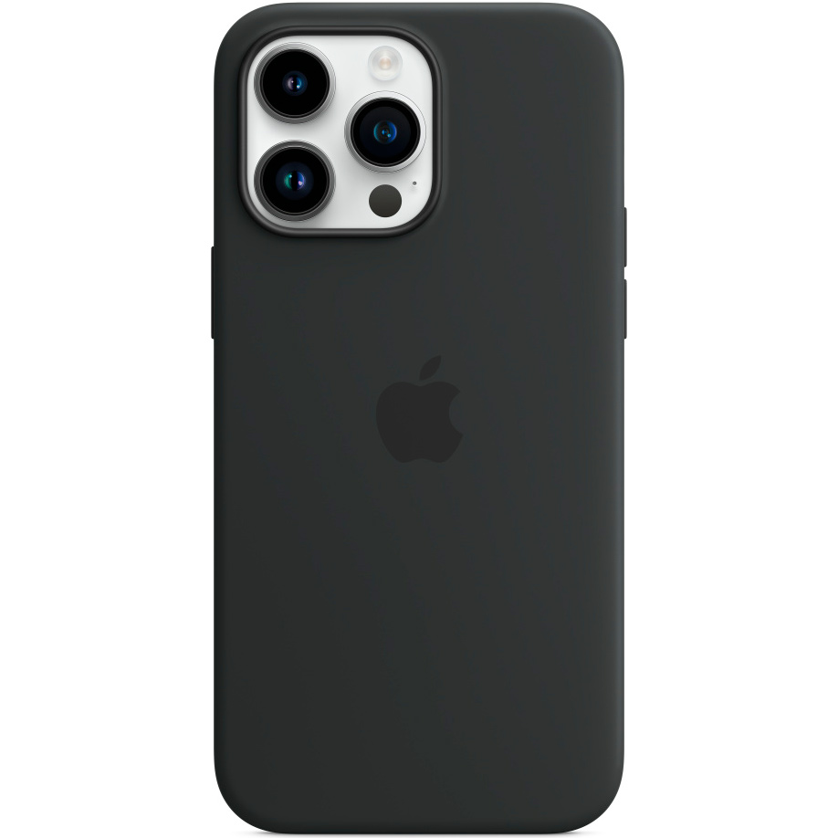 Фото — Чехол для смартфона iPhone 14 Pro Max Silicone Case with MagSafe, «темная ночь»
