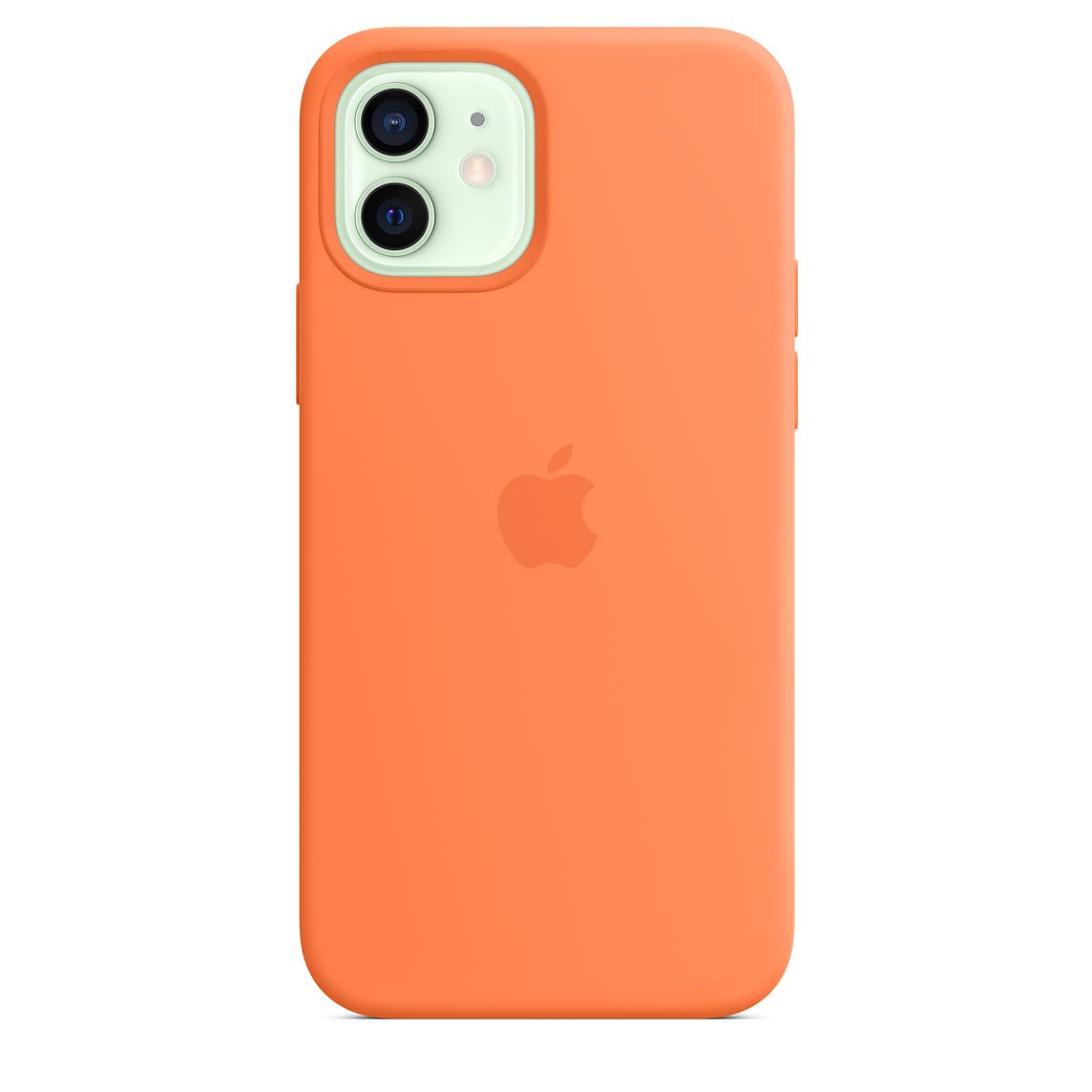 Фото — Чехол для смартфона Apple MagSafe для iPhone 12/12 Pro, cиликон, «кумкват»