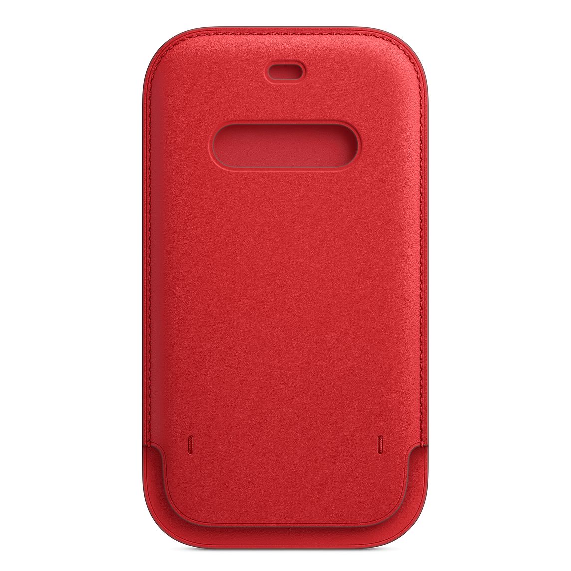Фото — Чехол-конверт Apple MagSafe для iPhone 12/12 Pro, кожа, (PRODUCT)RED