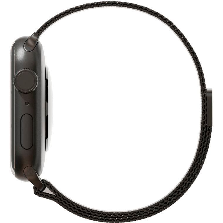 vlp для Apple Watch 42/44/45, нержавеющая сталь, сетчатый, черный