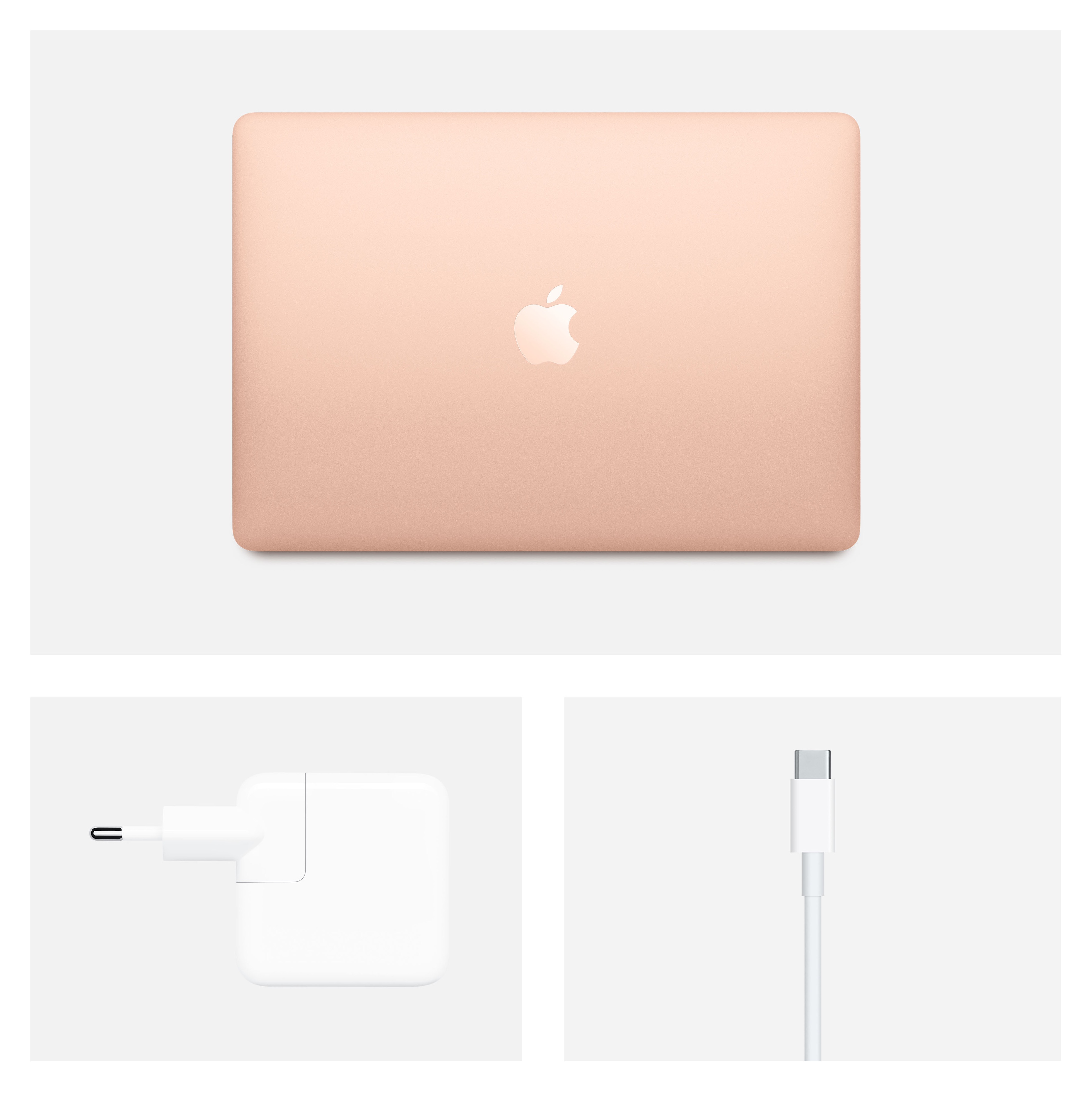 Фото — Apple MacBook Air (M1, 2020) 8 ГБ, 512 ГБ SSD, золотой