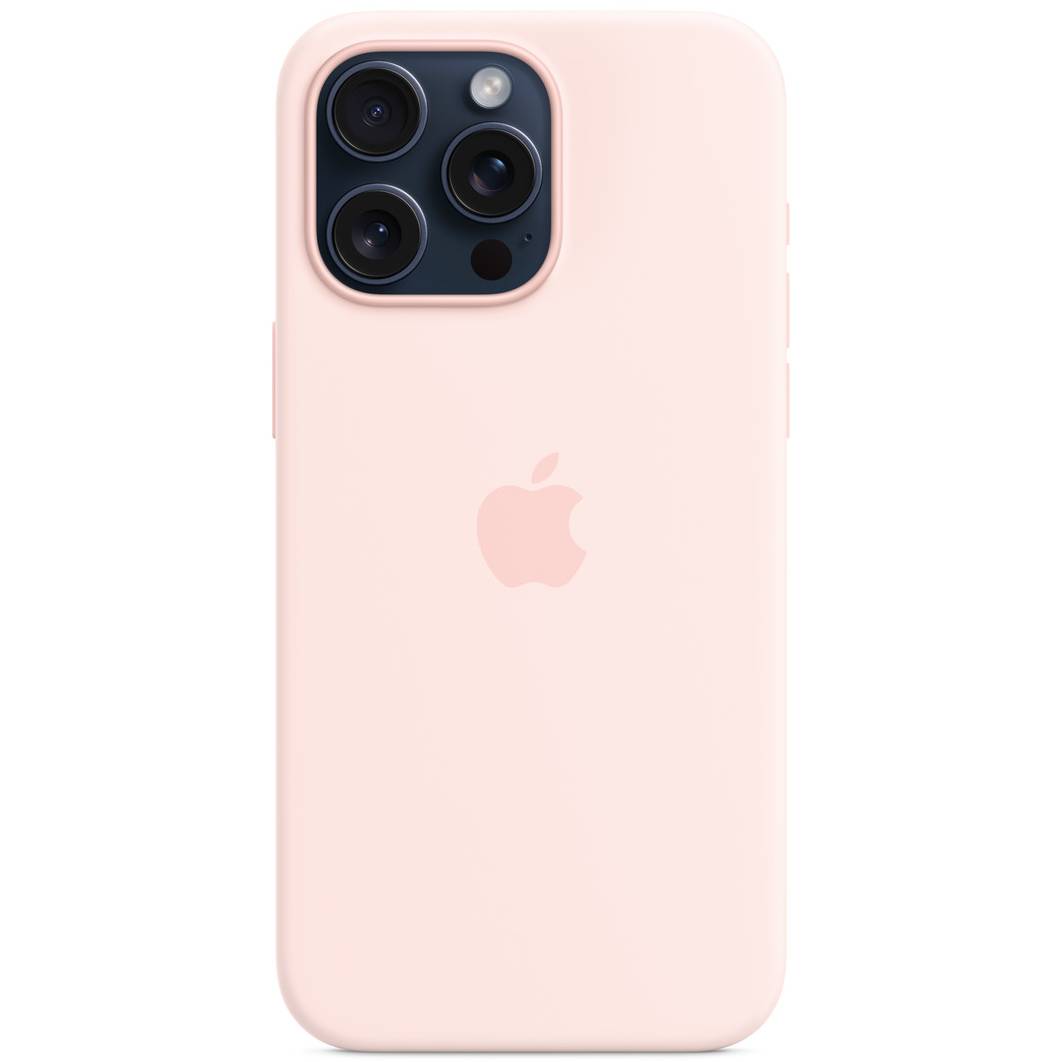 Фото — Чехол для смартфона Apple iPhone 15 Pro Max Silicone Case with MagSafe, Light Pink