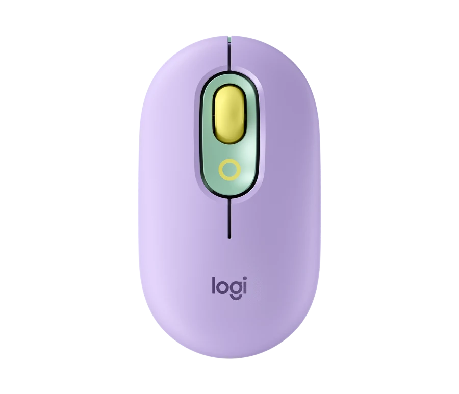 Фото — Мышь беспроводная Logitech POP Mouse, фиолетовая
