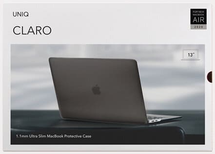 Чехол для ноутбука Uniq для Macbook Pro 13 (2020) HUSK Pro CLARO, матовый, серый