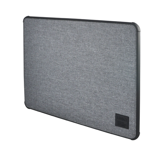 Фото — Чехол для ноутбука Uniq для Macbook Pro 15 (2016/2018) DFender Sleeve Kanvas, серый