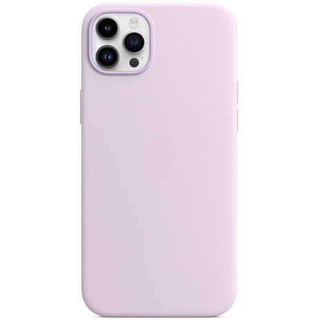 Фото — Чехол защитный vlp Silicone case with MagSafe для iPhone 14 Pro, сиреневый