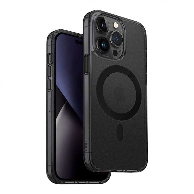 Фото — Чехол для смартфона Uniq для iPhone 14 Pro Lifepro Xtreme AF Frost with MagSafe, черный