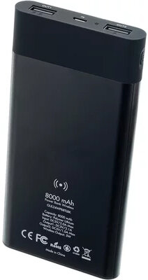Фото — Внешний аккумулятор Guess Wireless, 8000мAч, черный