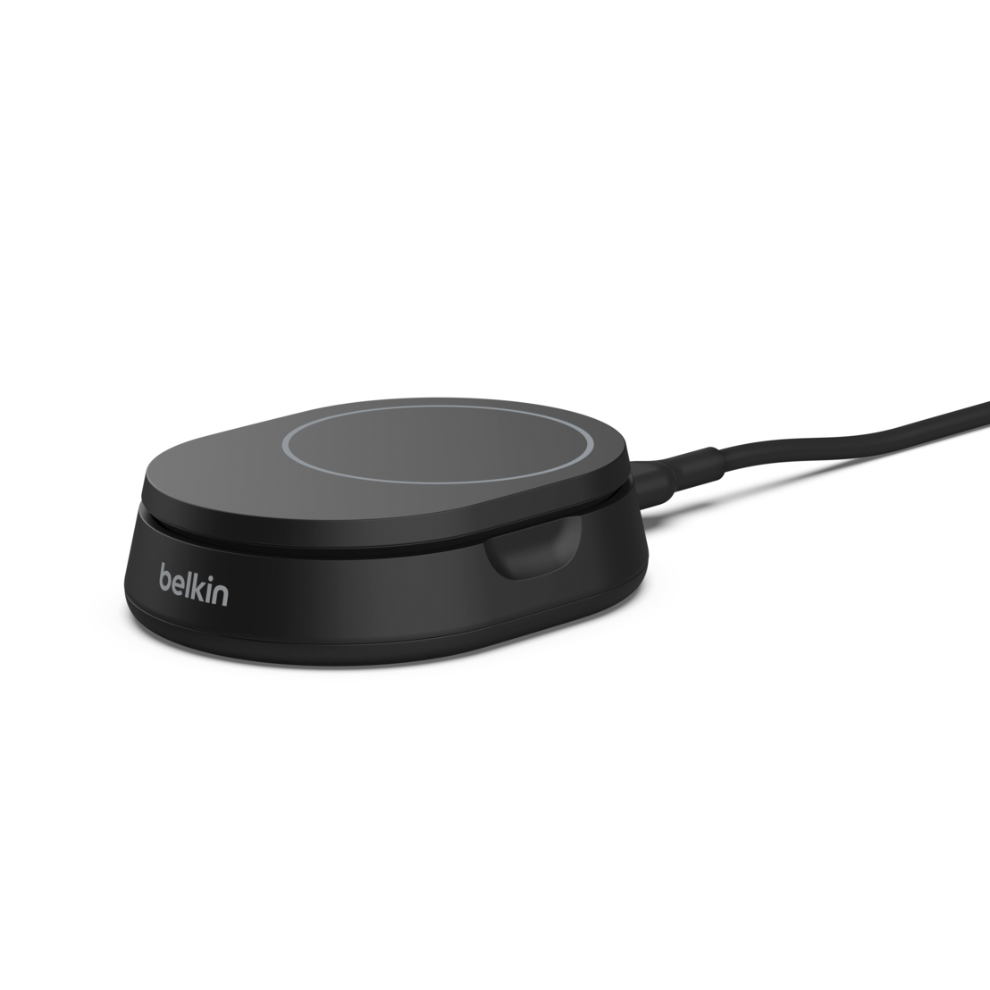 Фото — Зарядное устройство Belkin BoostCharge Convertible Magnetic Wireless Charging Stand with Qi2 15Вт, черный