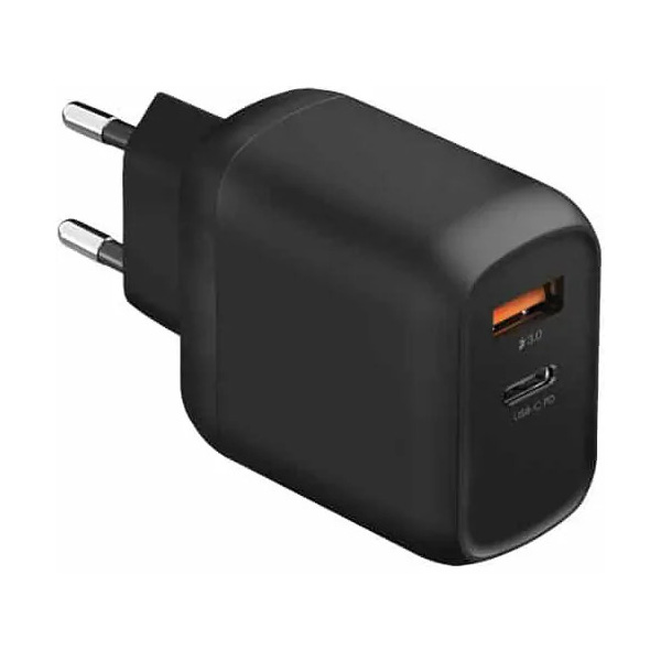 Фото — Зарядное устройство EnergEA Ampcharge 18W, чёрный (уценка)