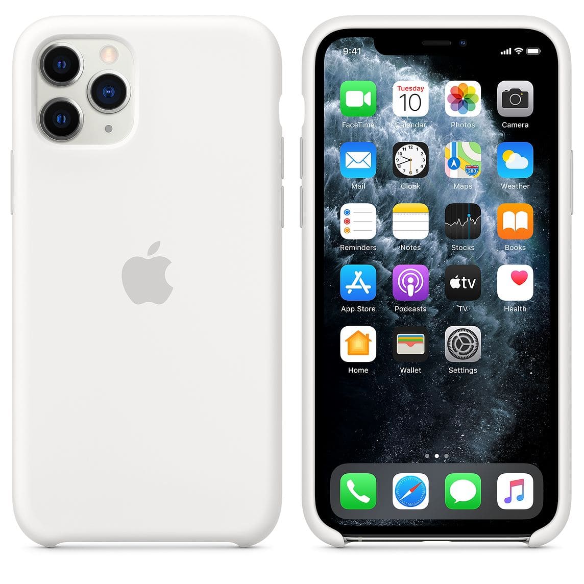 Фото — Чехол для смартфона Apple для iPhone 11 Pro, силикон, белый