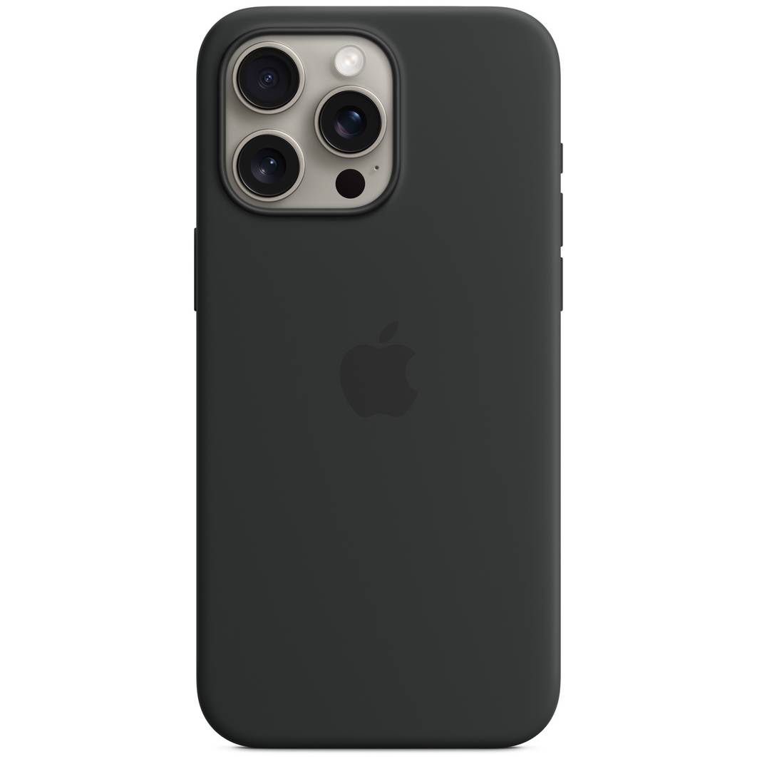 Фото — Чехол для смартфона Apple iPhone 15 Pro Max Silicone Case with MagSafe, Black