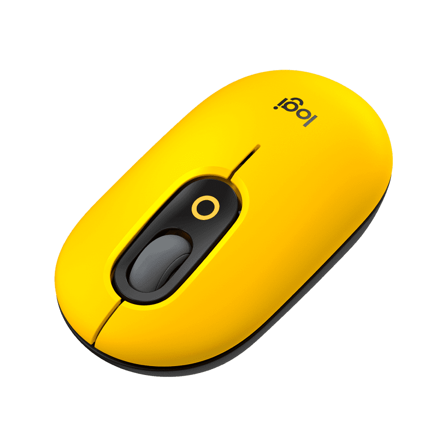 Мышь беспроводная Logitech POP Mouse, желтая