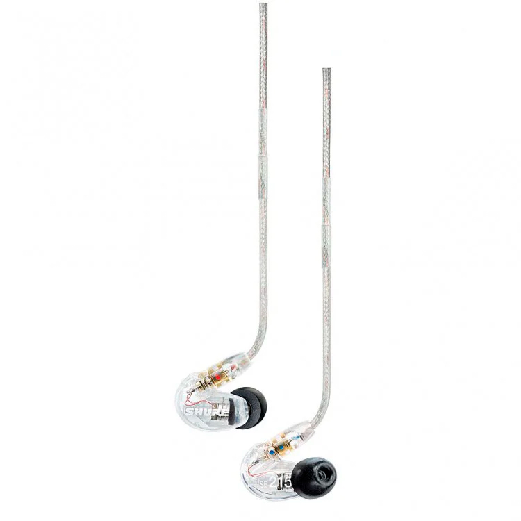 Фото — Наушники Shure SE215-CL-EFS, прозрачный