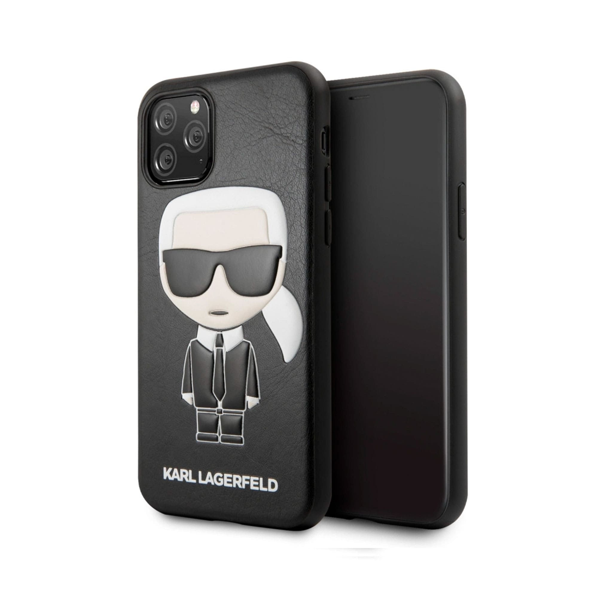 Чехол для смартфона Lagerfeld для iPhone 11 Pro PU Leather Iconik Karl Hard Black