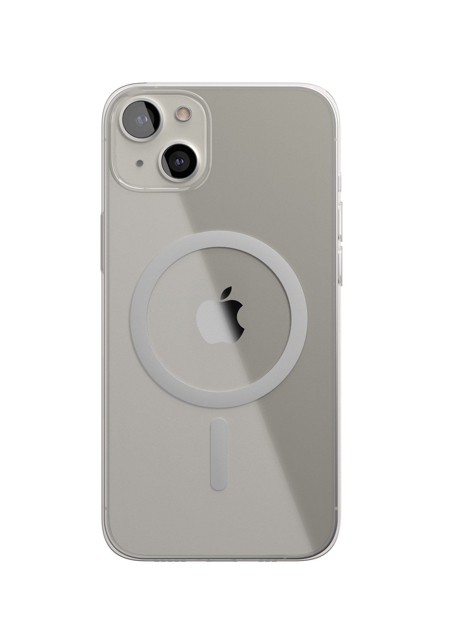 Чехол защитный vlp Silicone case with MagSafe для iPhone 13, прозрачный