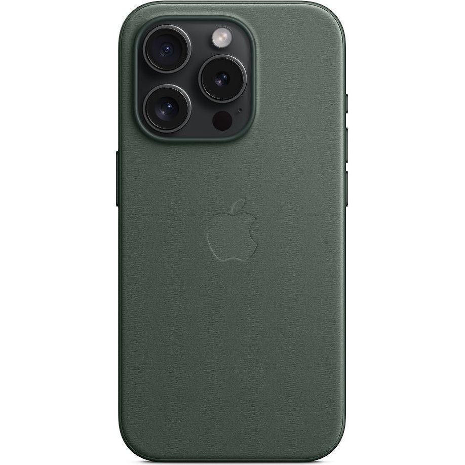 Фото — Чехол для смартфона iPhone 15 Pro FineWoven Case with MagSafe, Evergreen