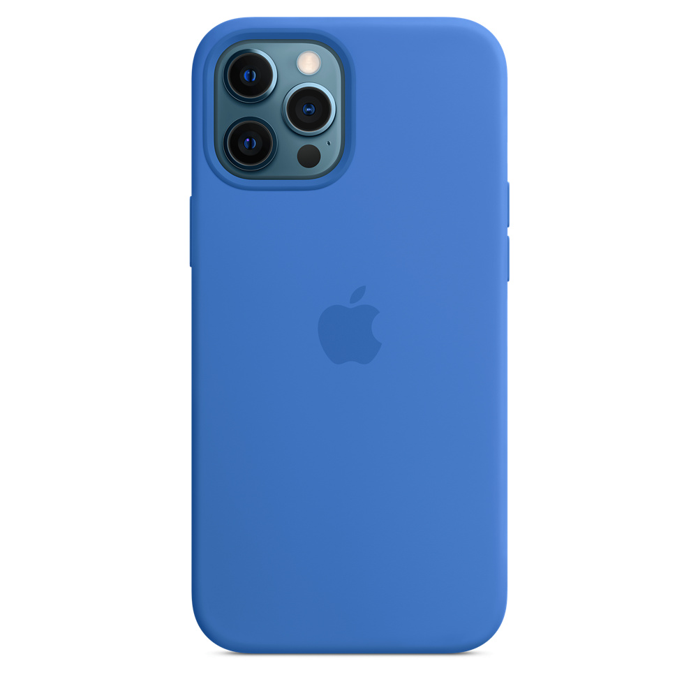 Фото — Чехол Apple MagSafe для iPhone 12 Pro Max, cиликон, «капри»