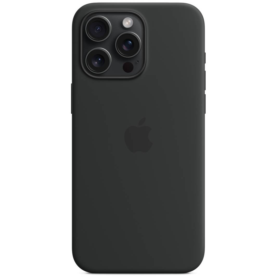 Фото — Чехол для смартфона iPhone 15 Pro Max Silicone Case with MagSafe, Black