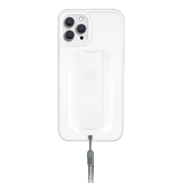 Чехол Uniq для iPhone 12 Pro Max HELDRO + Band Anti-microbial, белый