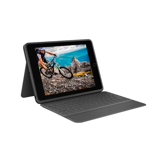 Фото — Чехол для планшета Logitech Rugged Folio для iPad (7-го поколения)