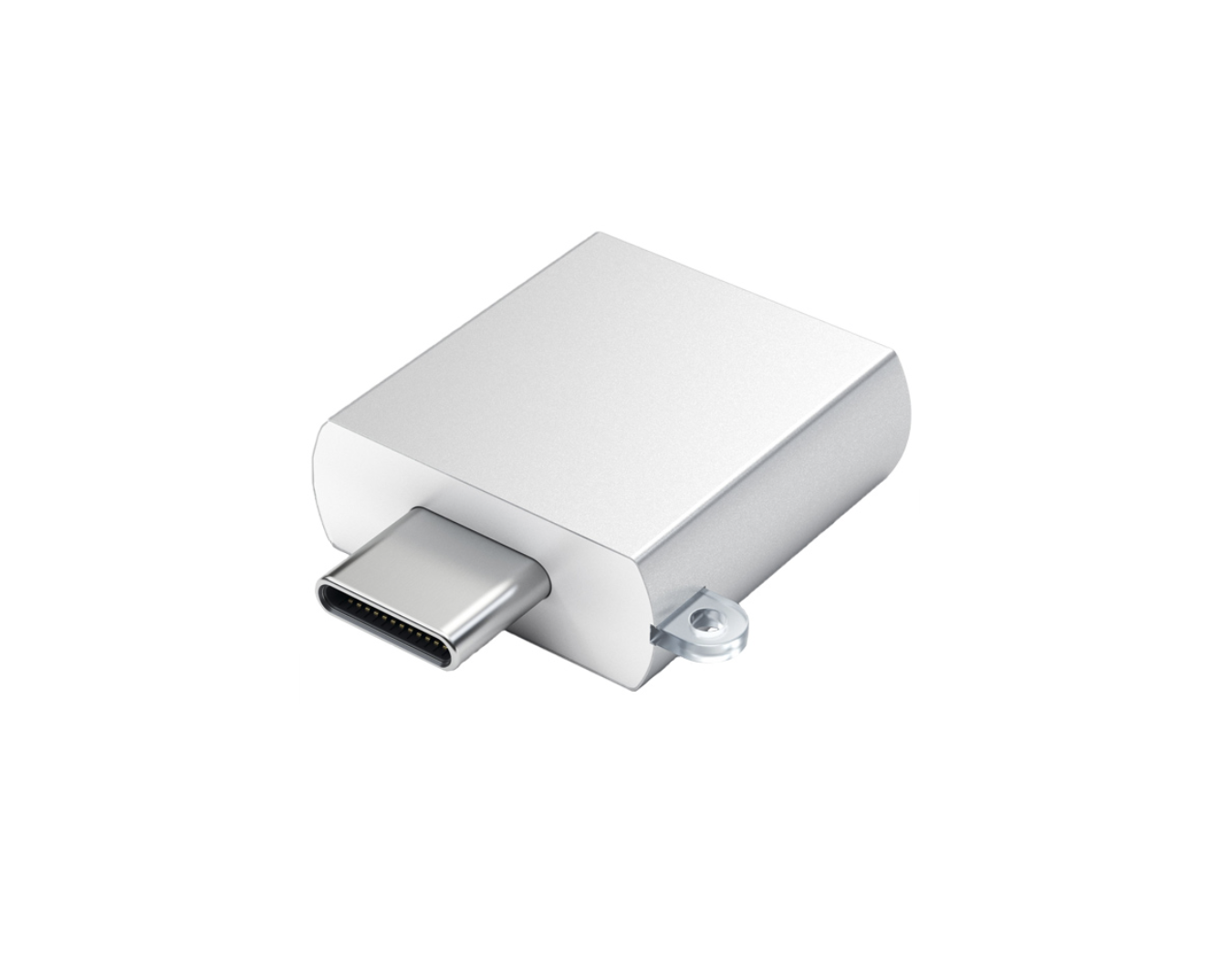 Адаптер Satechi USB-C - USB 3.0, серебристый