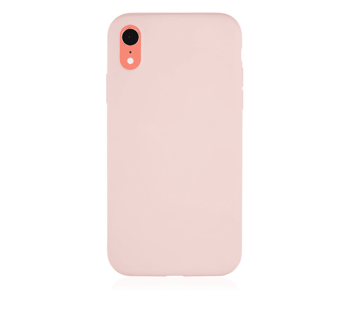 Фото — Чехол защитный vlp Silicone Сase для iPhone XR, светло-розовый