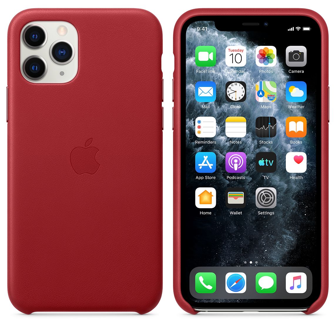 Чехол для смартфона Apple для iPhone 11 Pro Leather (Product), красный