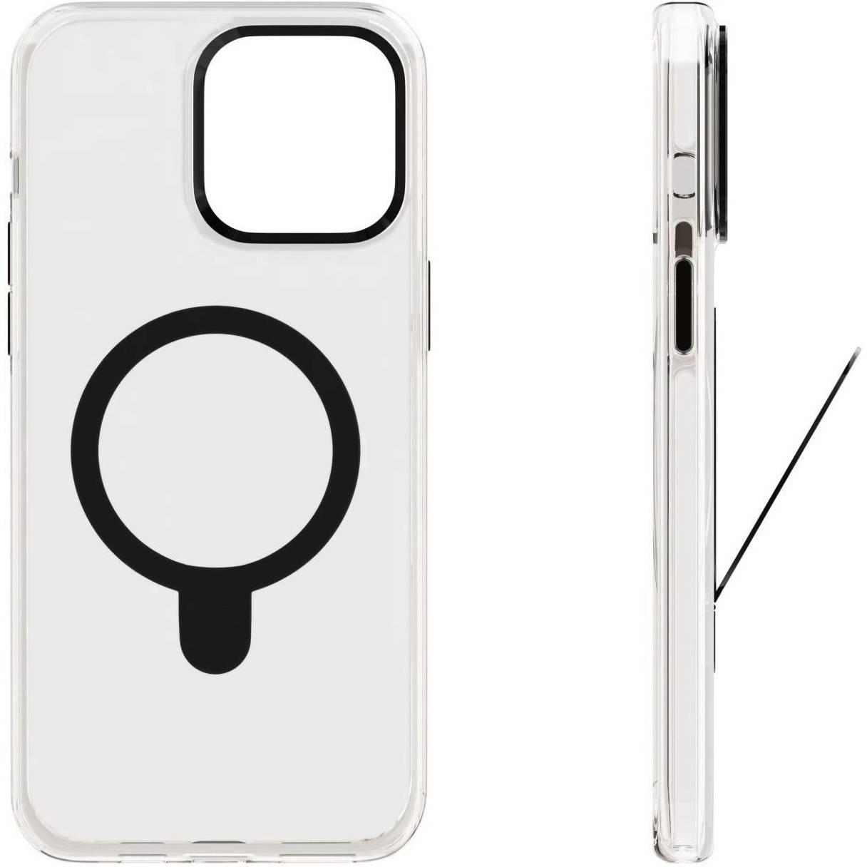 Фото — Чехол для смартфона "vlp" Ring Case с MagSafe подставкой для iPhone 15 Pro Max, черный