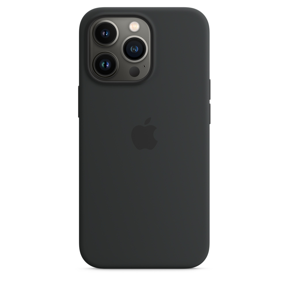 Силиконовый чехол MagSafe для iPhone 13 Pro Max, «тёмная ночь»