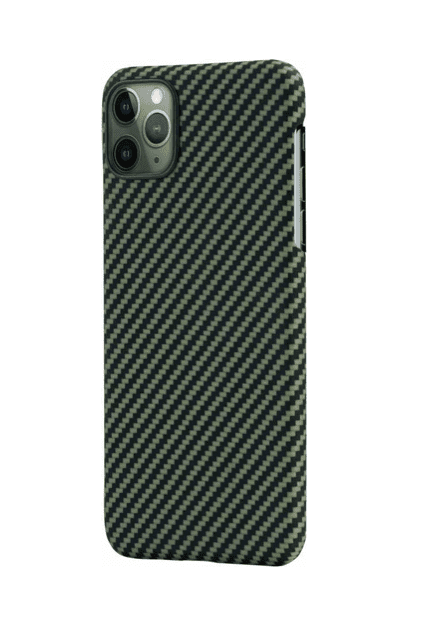Чехол для смартфона Pitaka MagCase кевлар, цвет черный/зеленый, для iPhone 11 Pro