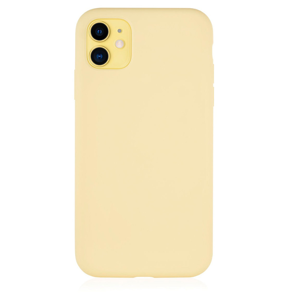Фото — Чехол для смартфона vlp Silicone Сase для iPhone 11, желтый