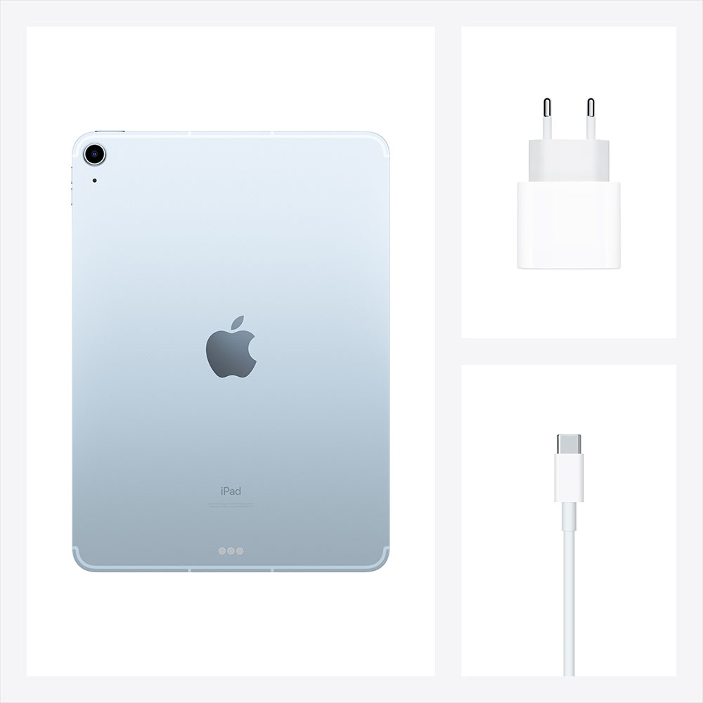 Apple iPad Air Wi-Fi + Cellular 64 ГБ, «голубое небо»