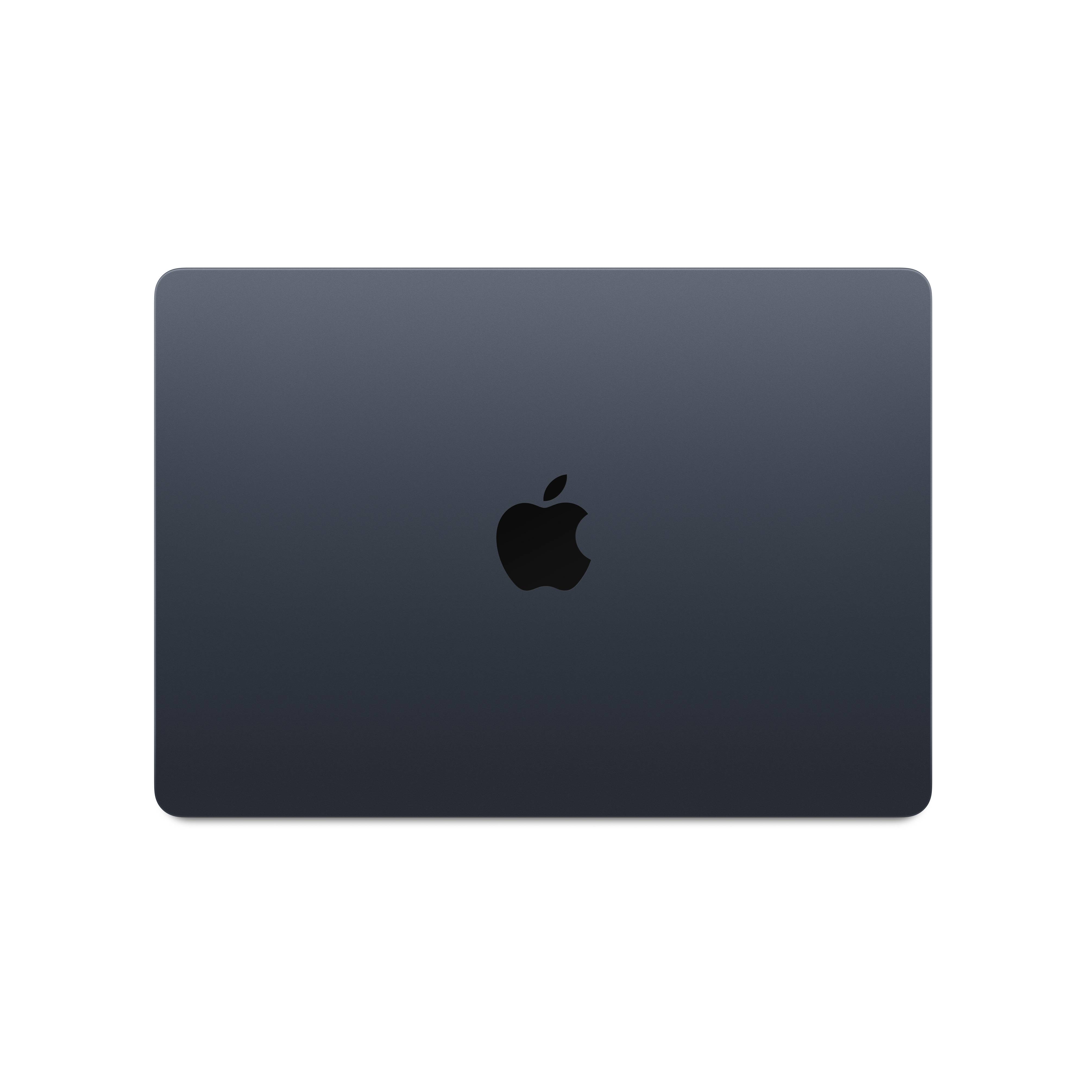 Фото — Apple MacBook Air 15" (M3, 8C CPU/10C GPU, 2024), 8 ГБ, 256 ГБ SSD, «полуночный черный»
