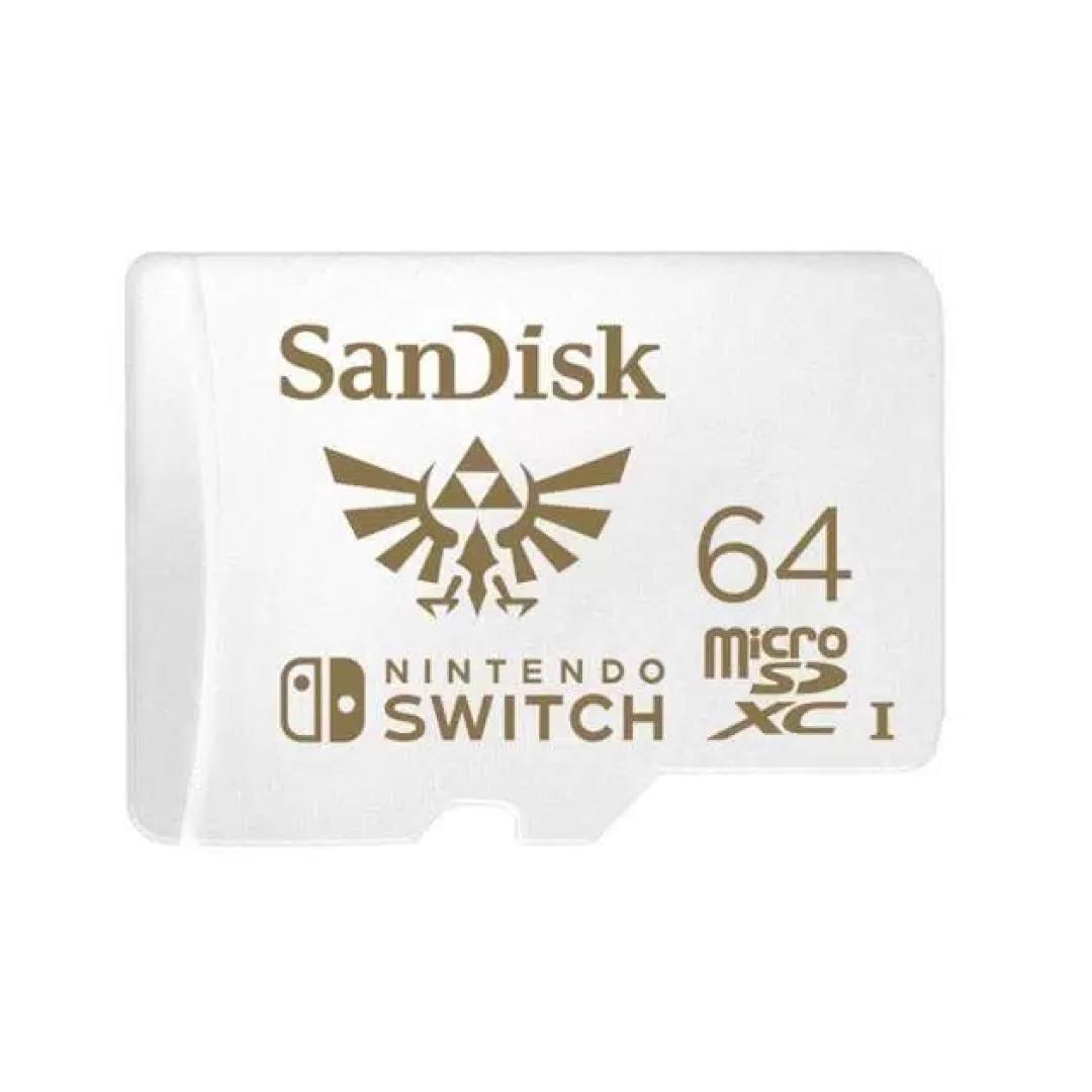 Фото — Карта памяти SanDisk Micro SDXC for Nintendo Switch, 64 Гб