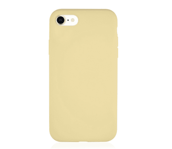 Чехол для смартфона vlp Silicone Сase для iPhone SE 2020, желтый