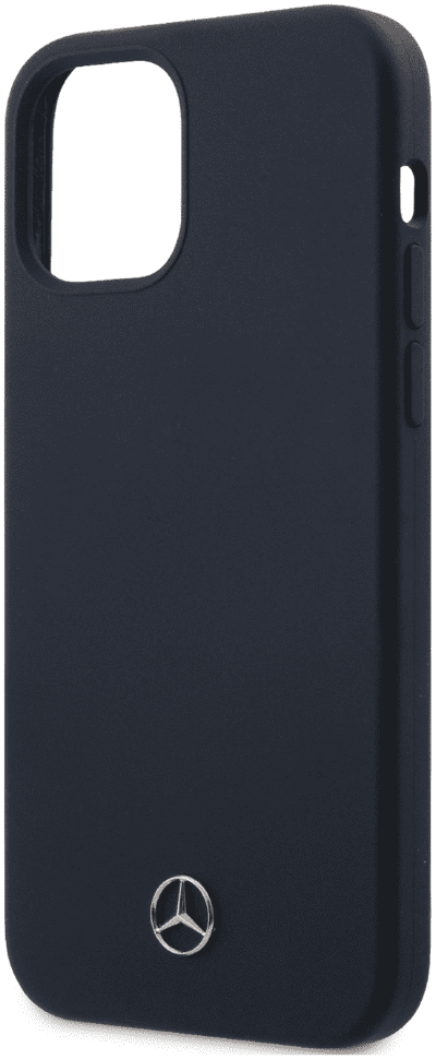 Фото — Чехол Mercedes Liquid для iPhone 12/12 Pro, синий